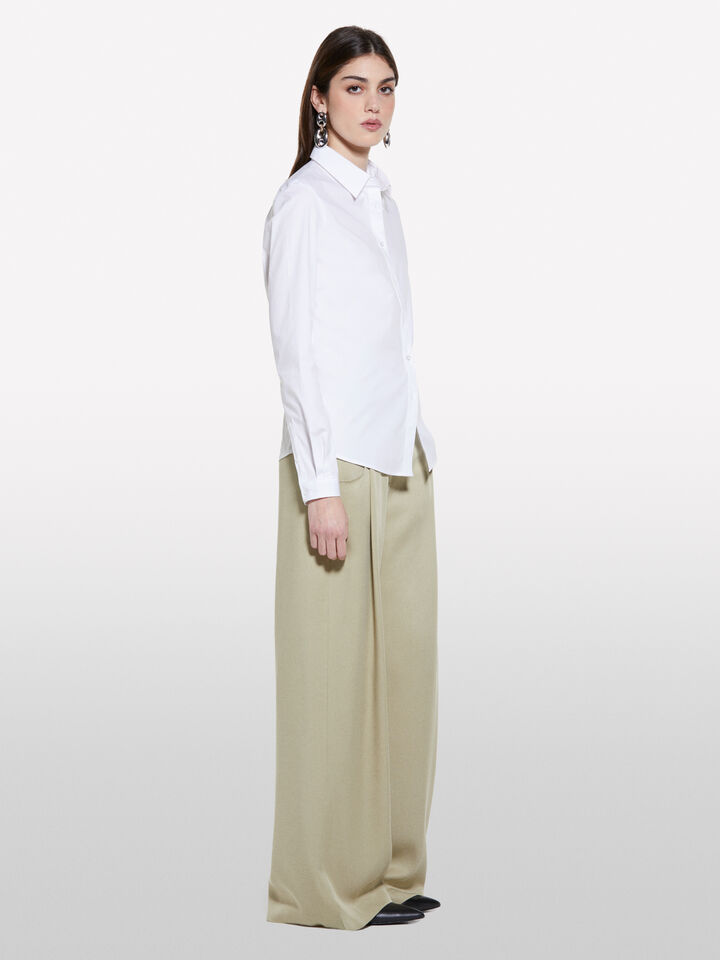 White slim fit shirt - null - White | Sisley image number 2
